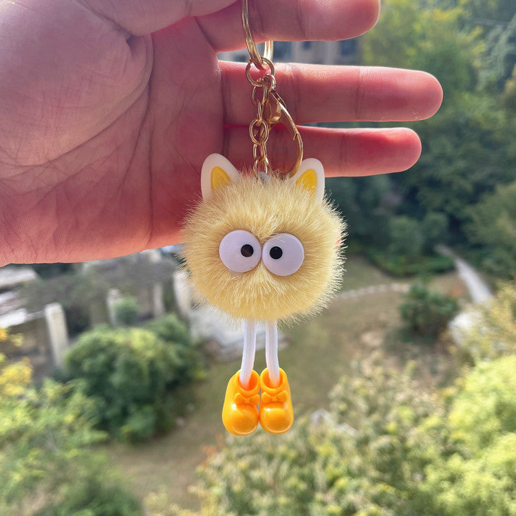 Wholesale Cute Cartoon Plush Doll Small Briquette Keychain
