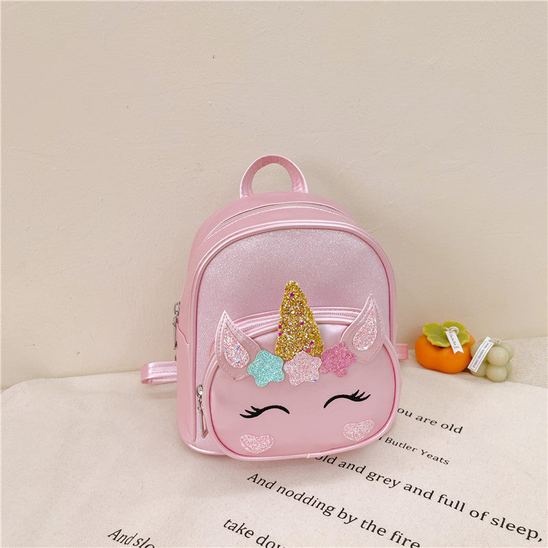 Wholesale PU Kids Unicorn Backpack