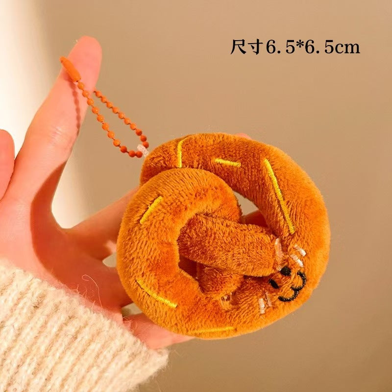 Wholesale Creative Food Plush Doll Pendant Girl Backpack Pendant Keychain Pendant Doll Small Gift Event Stall