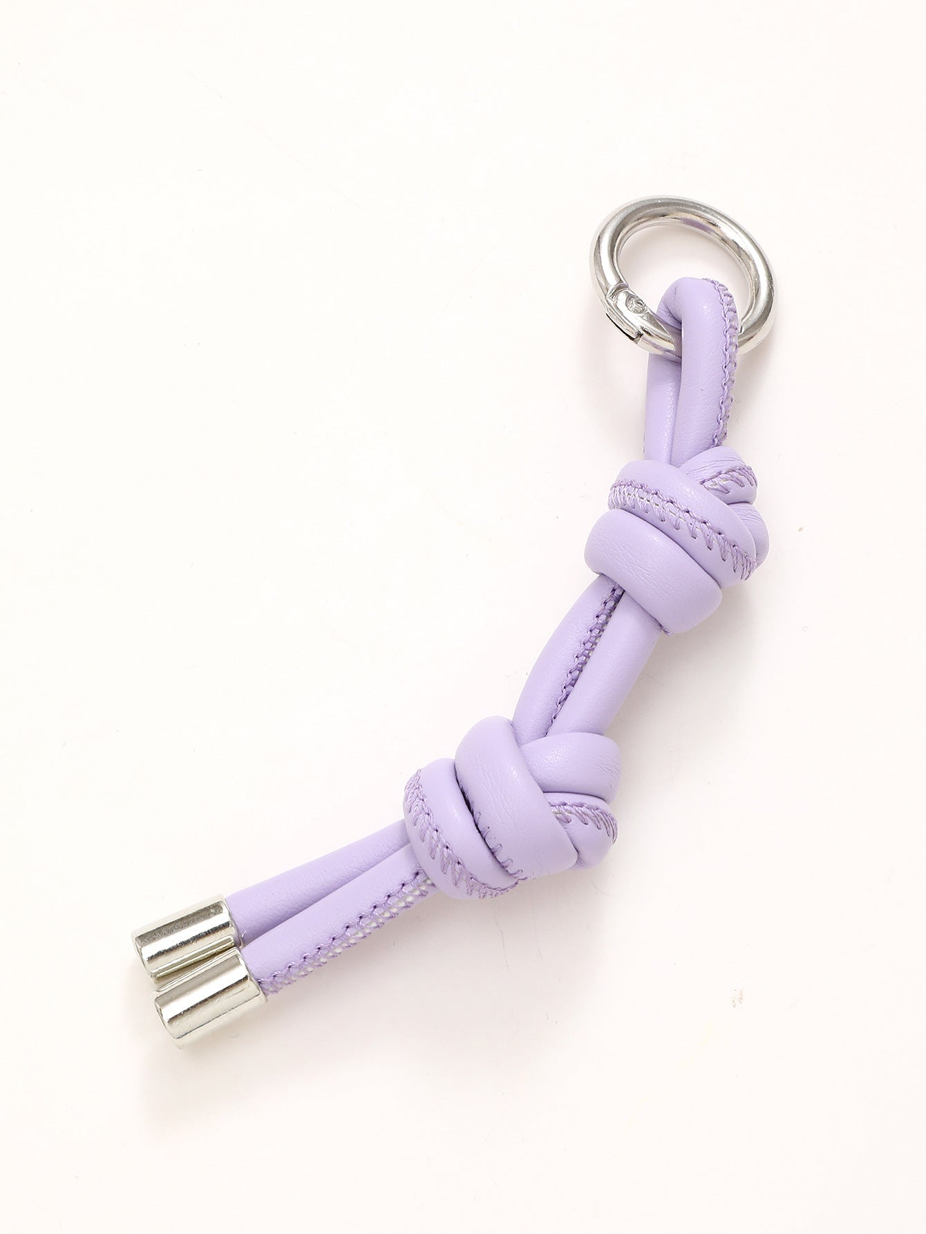 Wholesale DIY Leather Simple Candy Color Leather Rope Weaving Versatile Casual Keychains