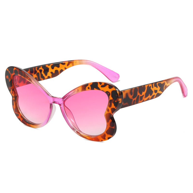 Wholesale Butterfly Shaped Sunglasses Colorful Party Catwalk Sunglasses
