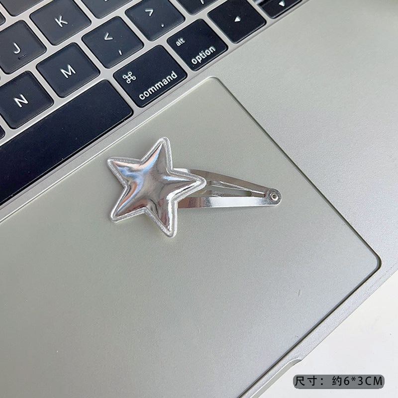 Wholesale Cute Star Niche Spicy Girl Metal Hair Clips
