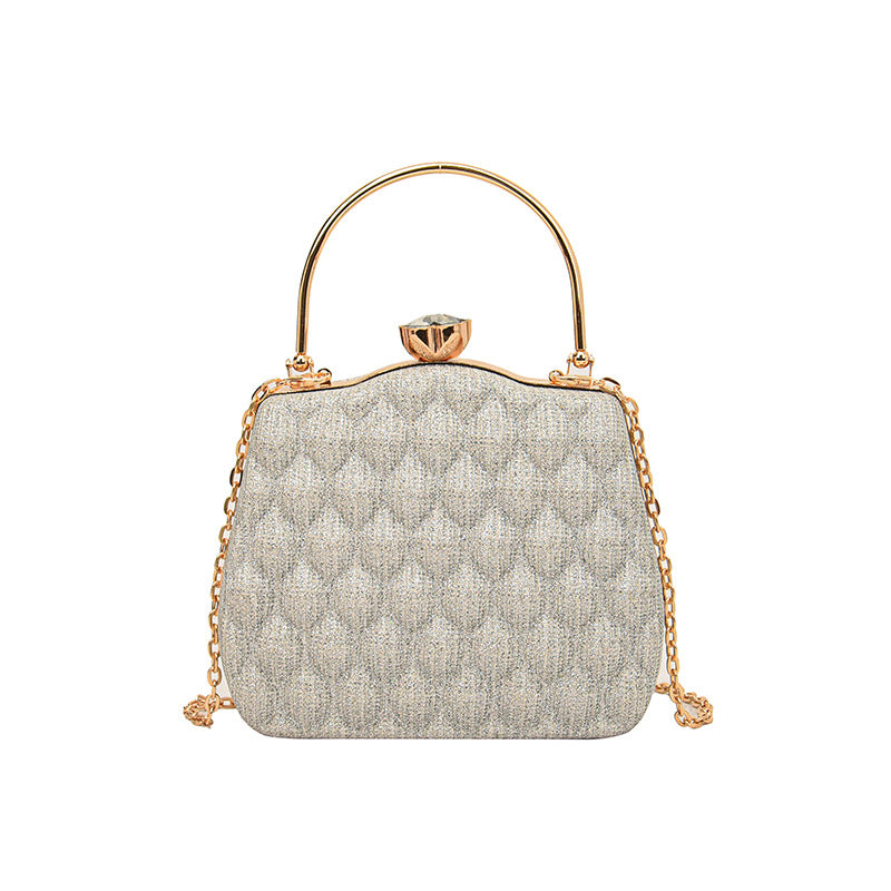 Wholesale Chain Diamond Banquet Crossbody Bag Handbag