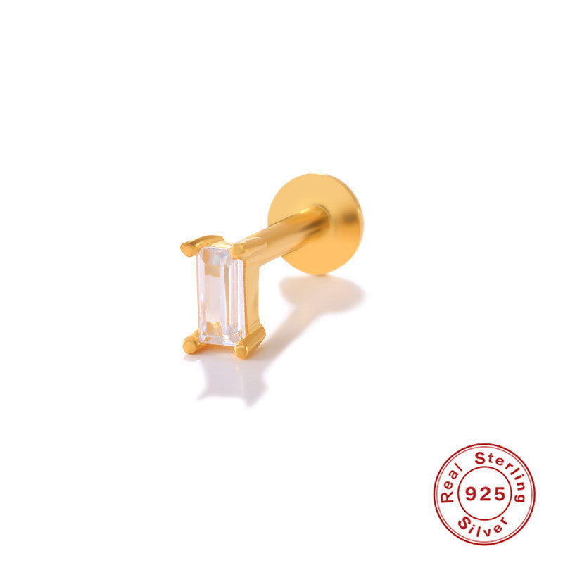 Wholesale S925 Sterling Silver Piercing Inner Thread Ear Piercing Ear Bone Nails