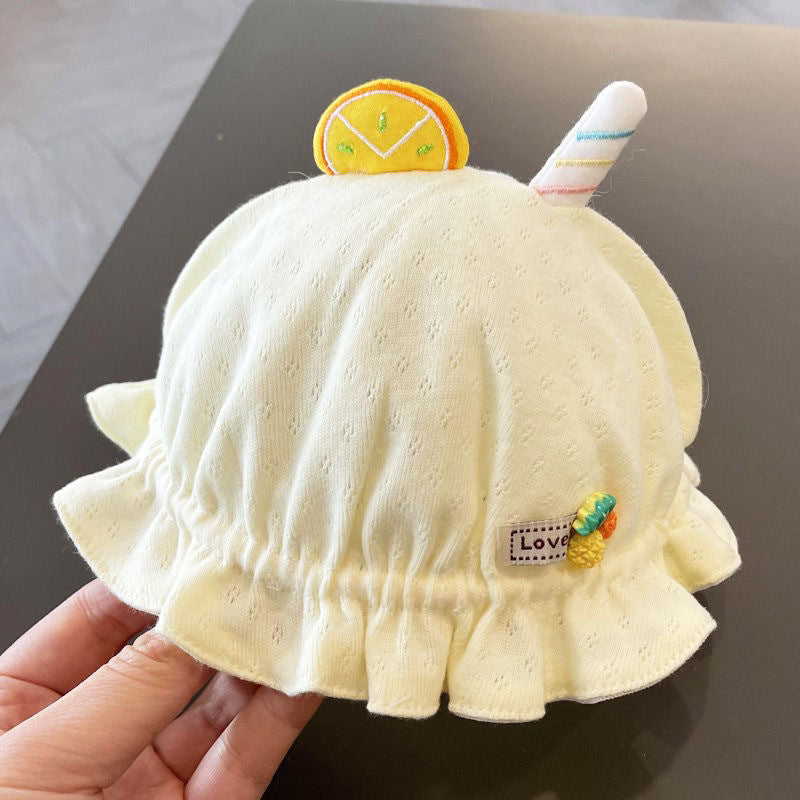 Wholesale Cotton Kids Summer Thin Mesh Bucket Hat