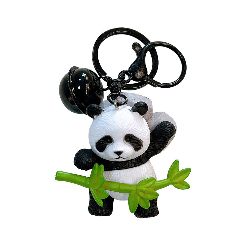 Wholesale Hug Bamboo Panda Delicate Bamboo Cute Panda KeyChain