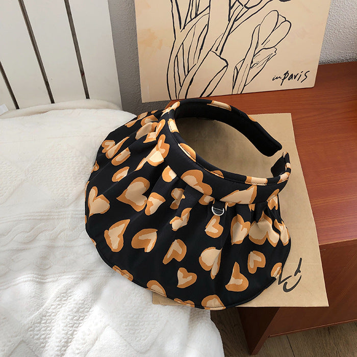 Sombrero vacío de corazón de vinilo de verano al por mayor