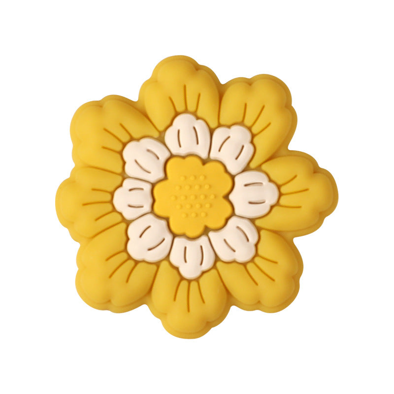 Wholesale 20pcs/pack Flower beads DIY silicone beads