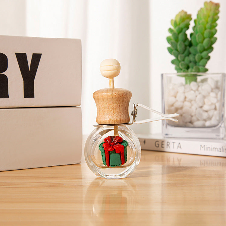 Wholesale Christmas Air Vent Perfume Bottle Car Pendant