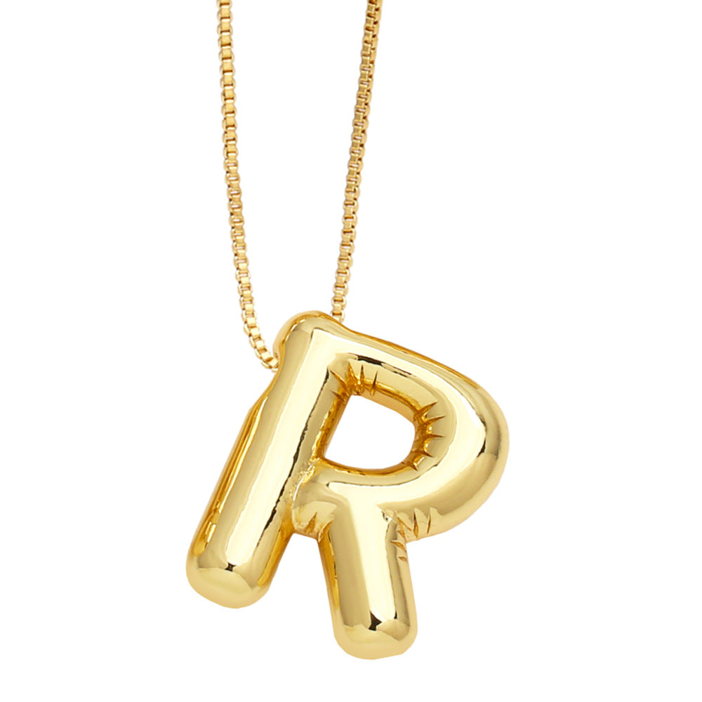 Wholesale 26 English Letters Necklace Clavicle Chain