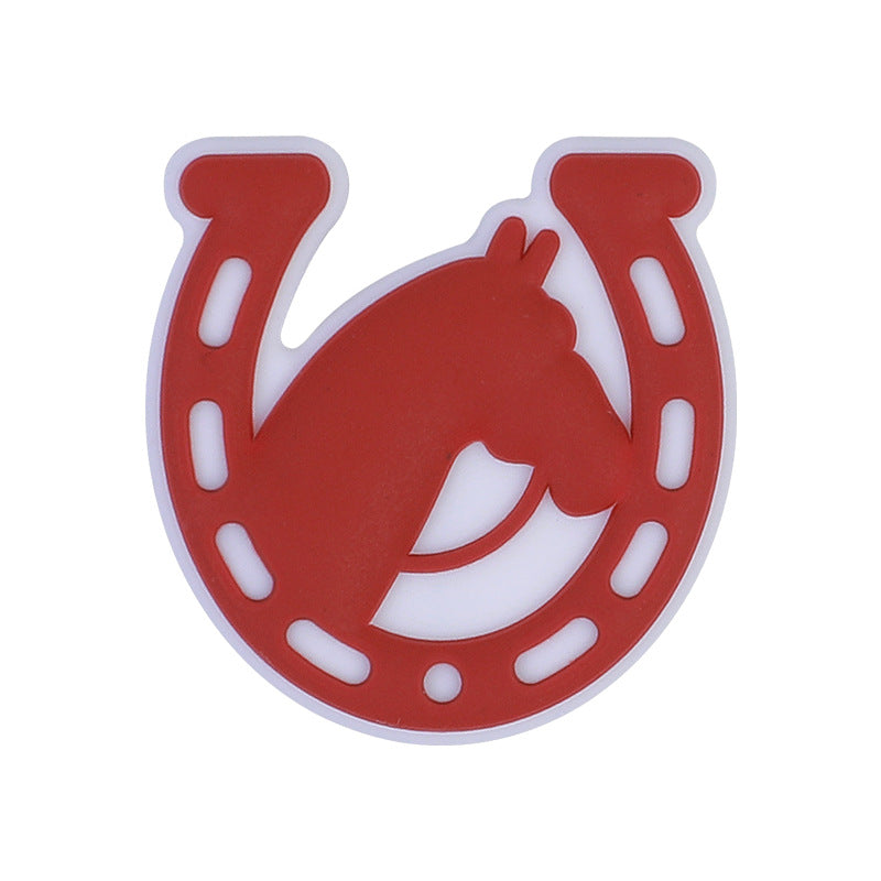 Wholesale 20pcs   Cowboy silicone beads  Focal Beads