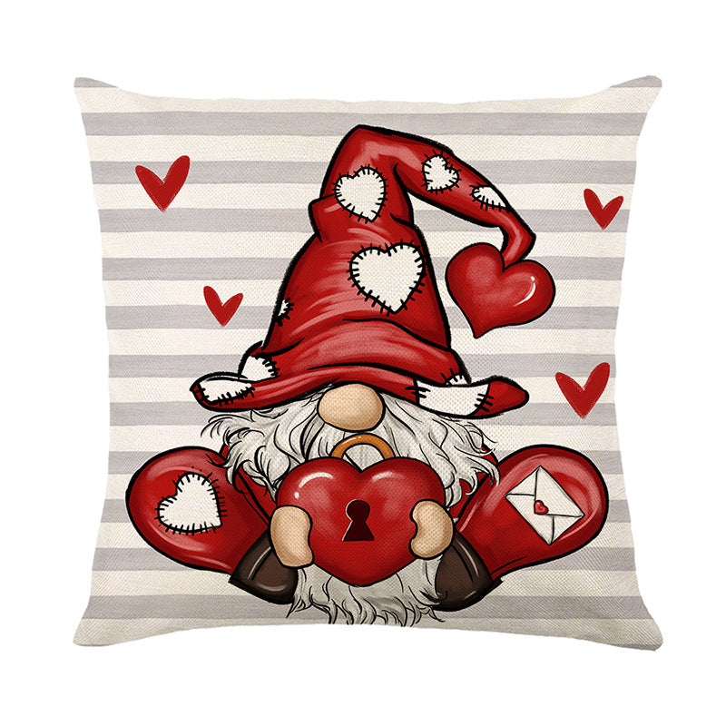 Wholesale Letter Love Valentine's Day Printed Polyester Pillows