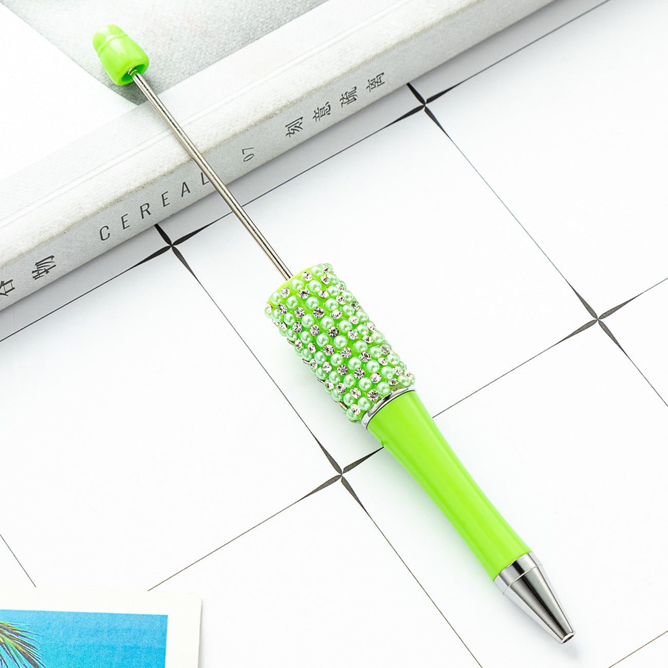 Wholesale Beadable Pens Rhinestone Pens Handmade Plastic Diamond Pen
