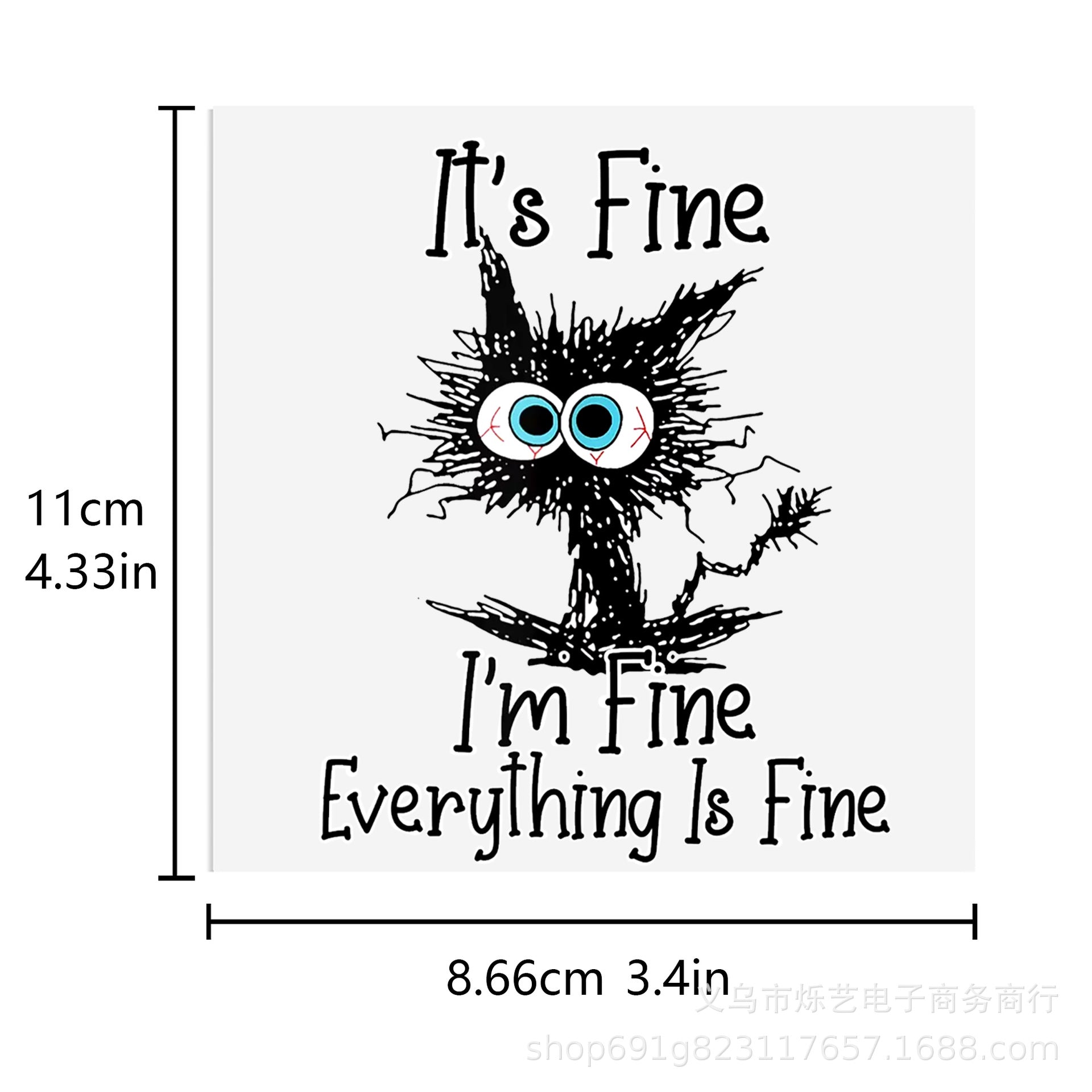 Wholesale cute Cat Animal Series 16oz Cup UV DTF Wraps