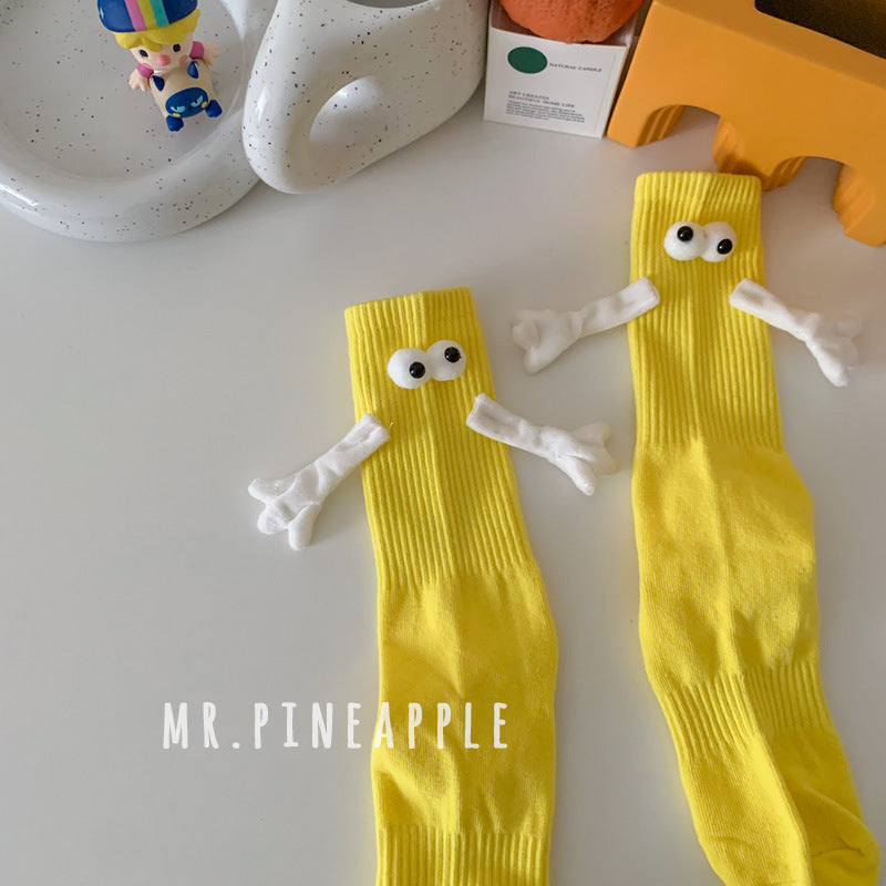 Wholesale Cotton Holding Socks, Couple Magnetic Suction