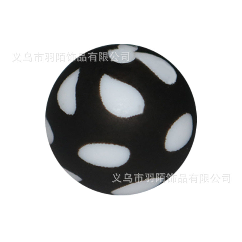 Wholesale 50PCSPolka Dot Cartoon Leopard Print Silicone Balls