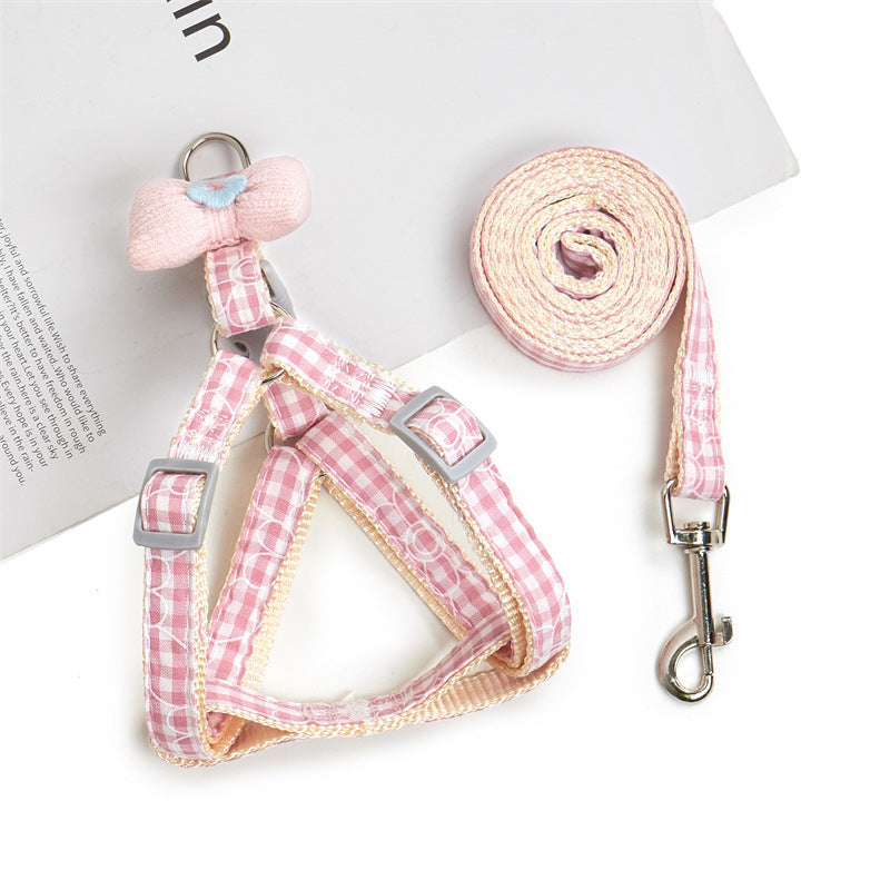 Wholesale Daisy Bow Cat Harness Leash
