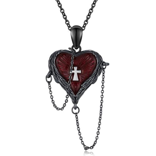 Wholesale Gothic dark style necklace love clavicle chain