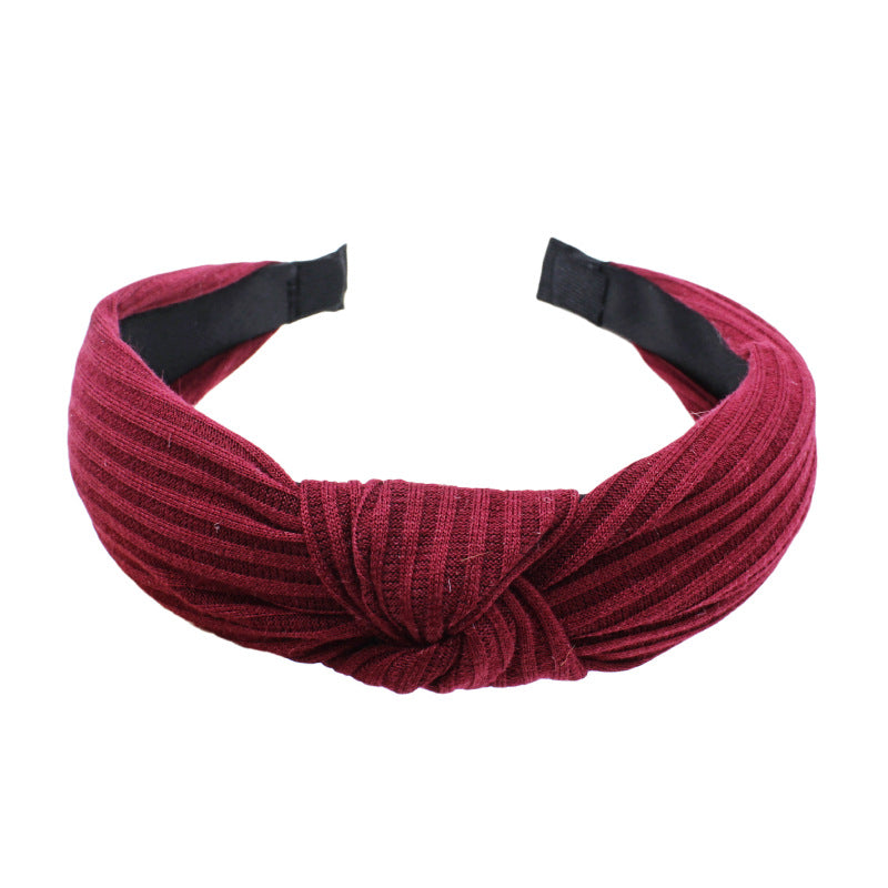 Wholesale Fabric Wide Edge Cross Headband