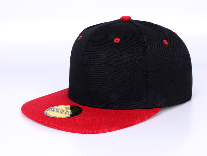 Wholesale solid color light board cap skateboard flat cap dead fly hip-hop blank baseball hat