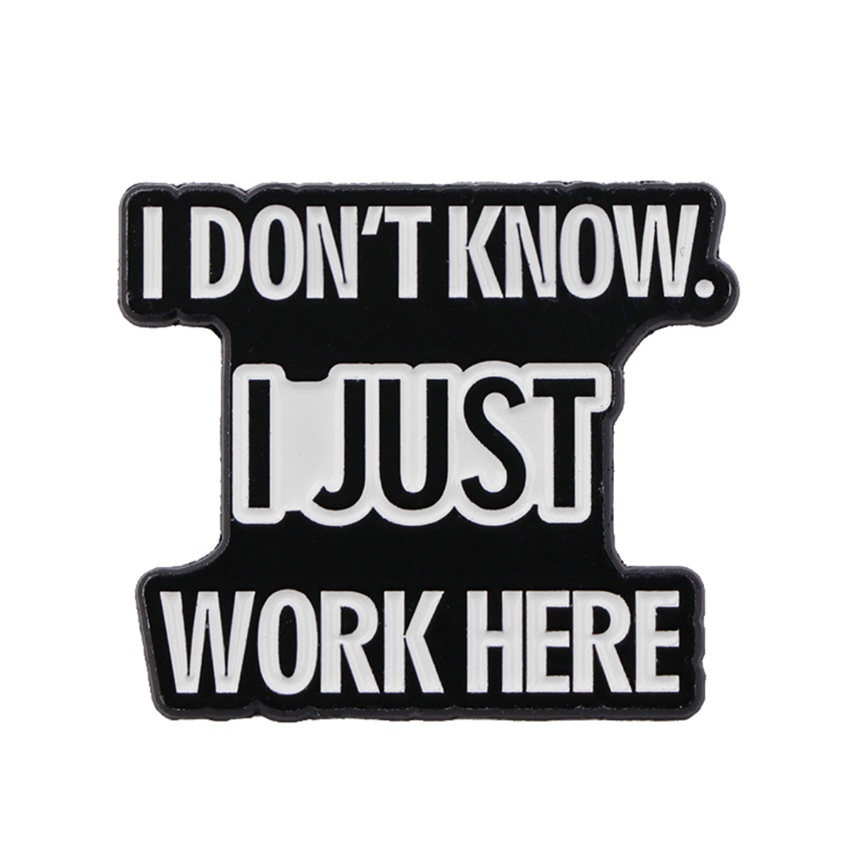 Wholesale Inspirational Quotes Series English Brooch Metal Accessories