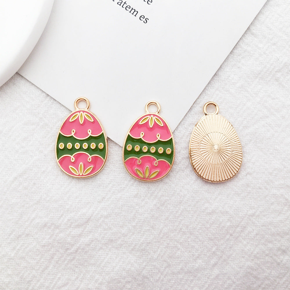 Wholesale Easter Egg Alloy Keychain Accessories