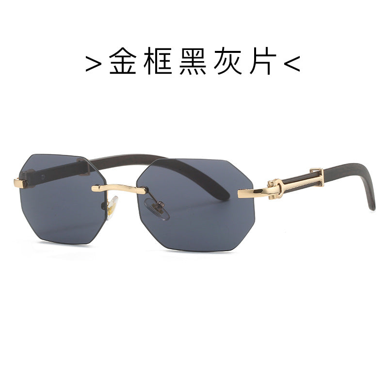 Wholesale Retro Rimless Sunglasses