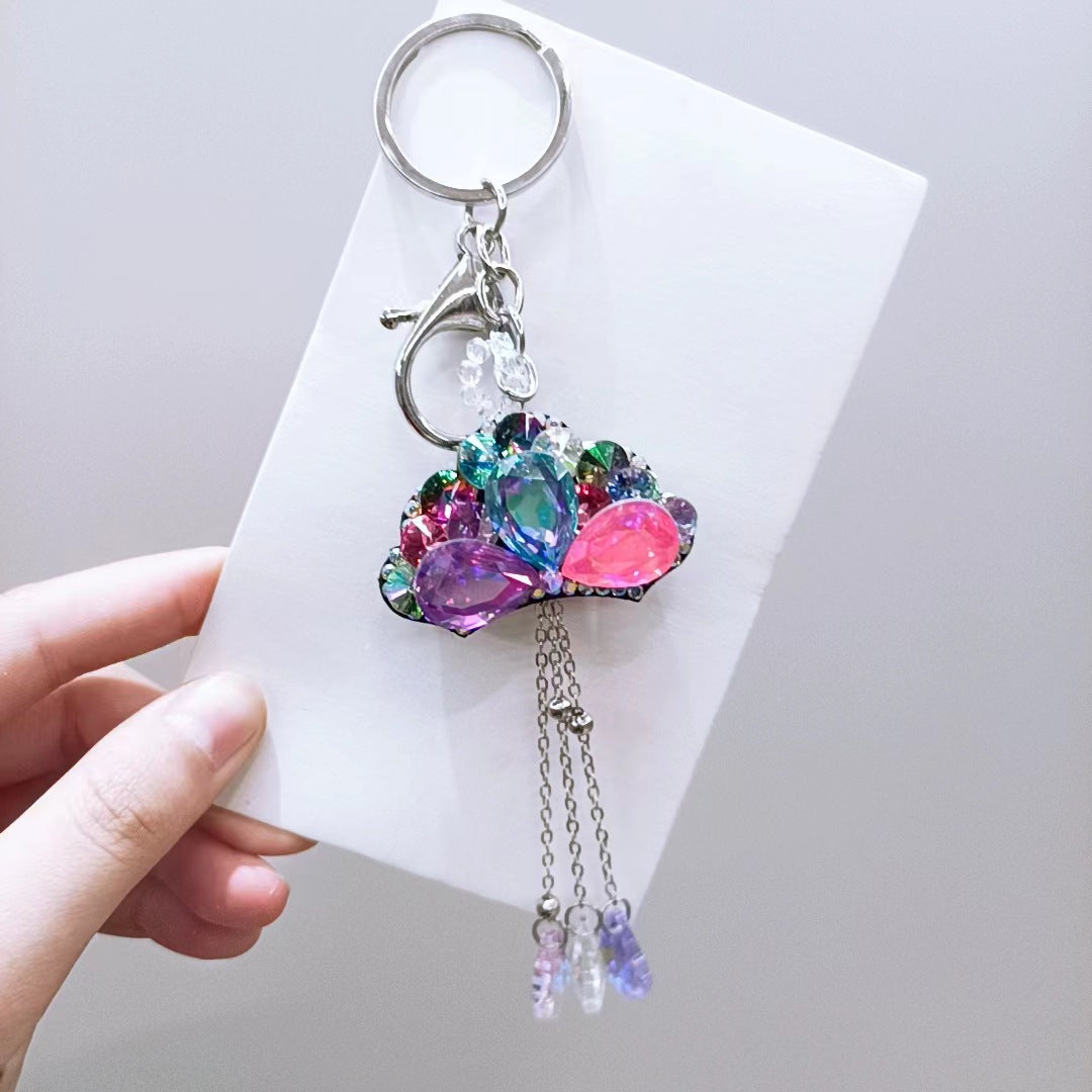 Llaves de borlas de cristal al por mayor