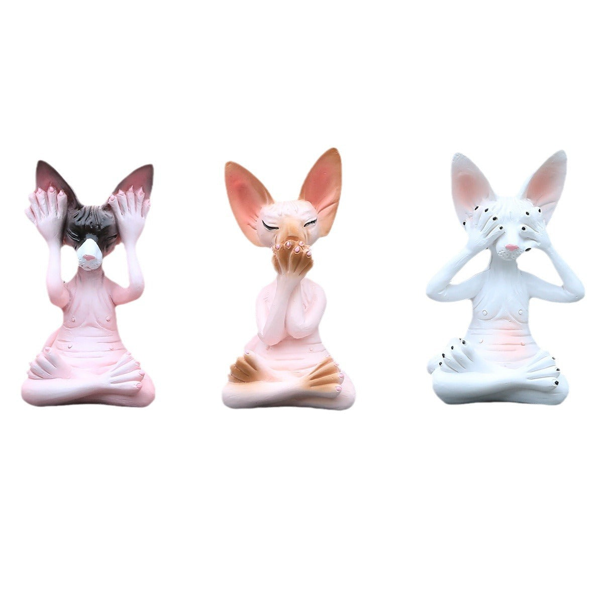 Wholesale Meditation Alien Resin Ornaments