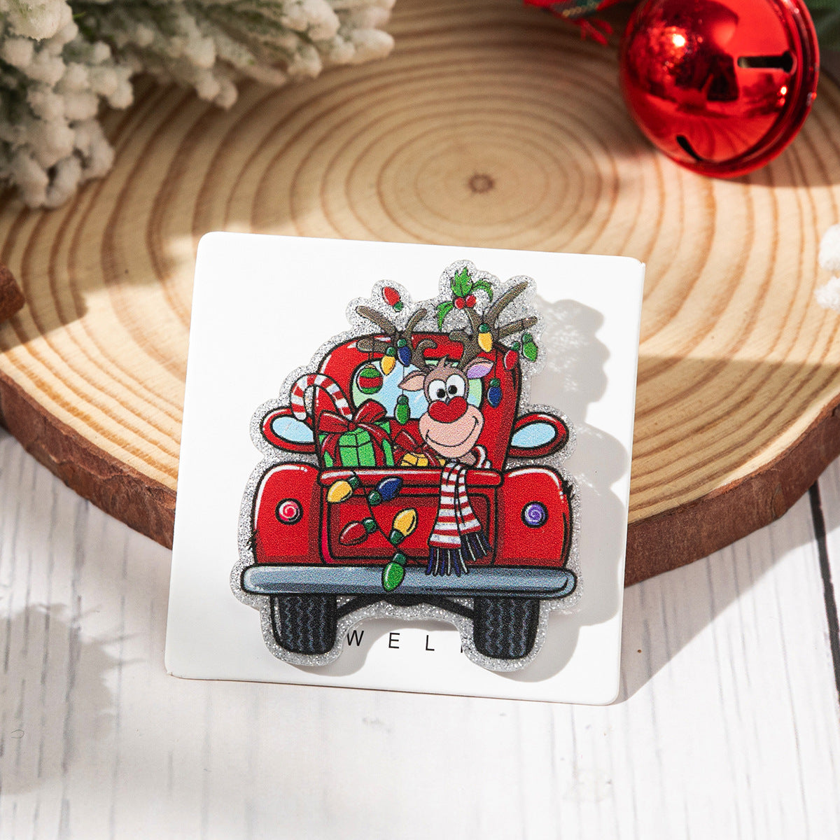 Wholesale Colorful Cute Cartoon Christmas Series Brooch