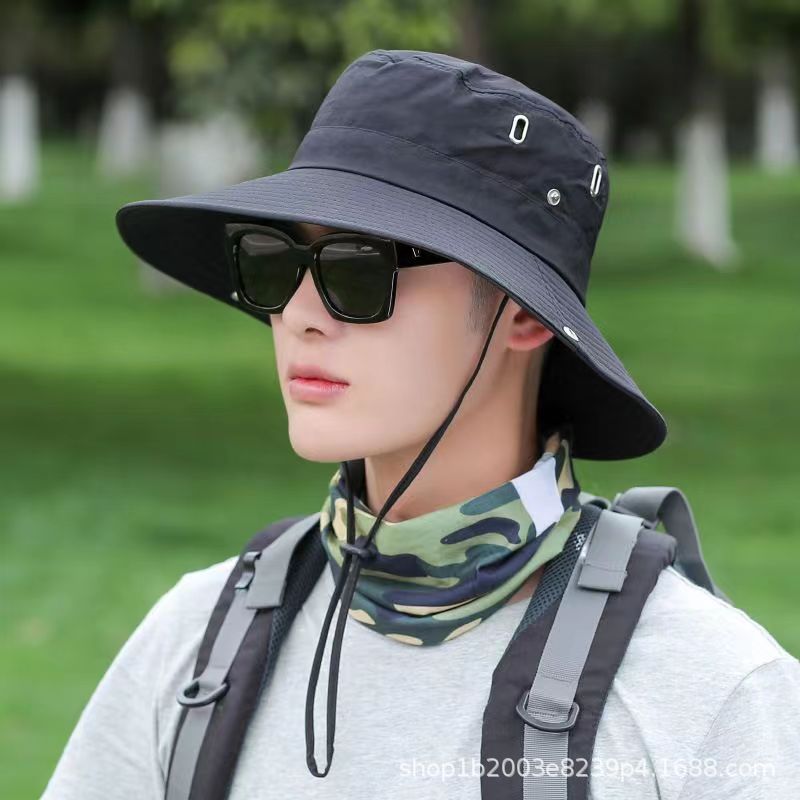 Wholesale Western Denim Summer Outdoor Anti-UV Fisherman Hat