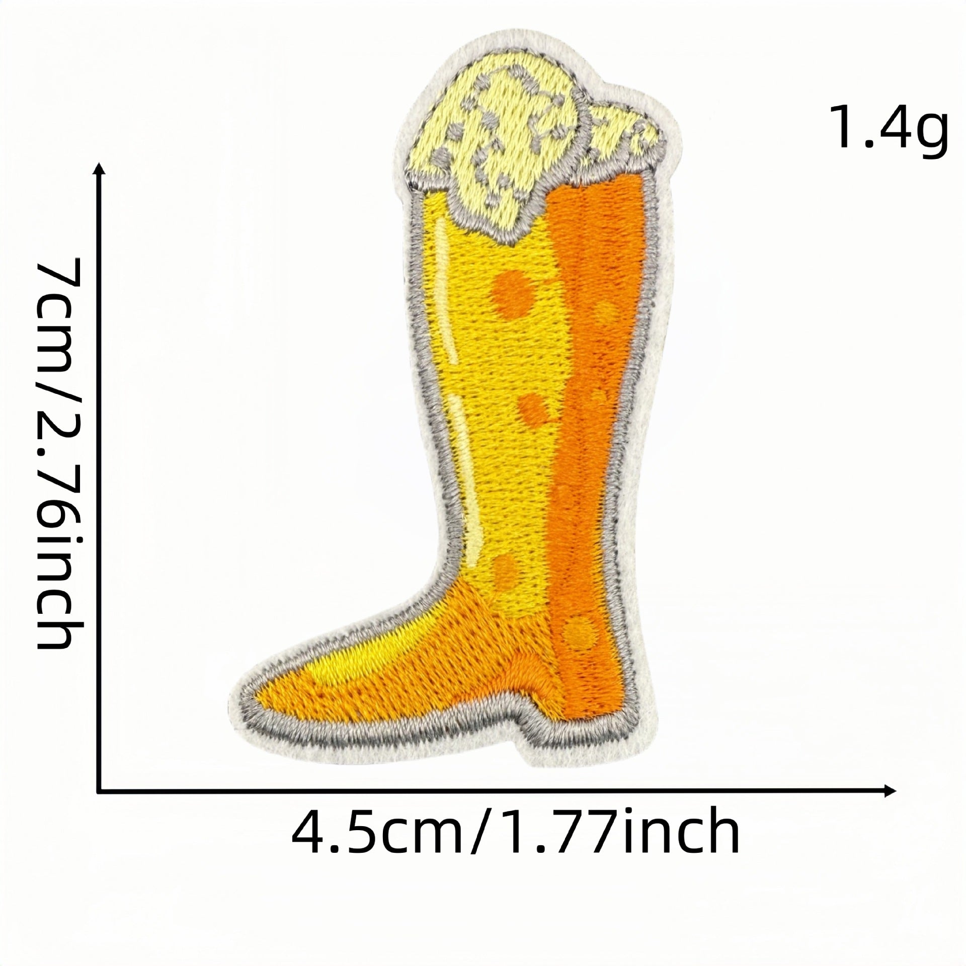 Wholesale Cartoon beer cup embroidery cloth patch embroidery iron-on patch