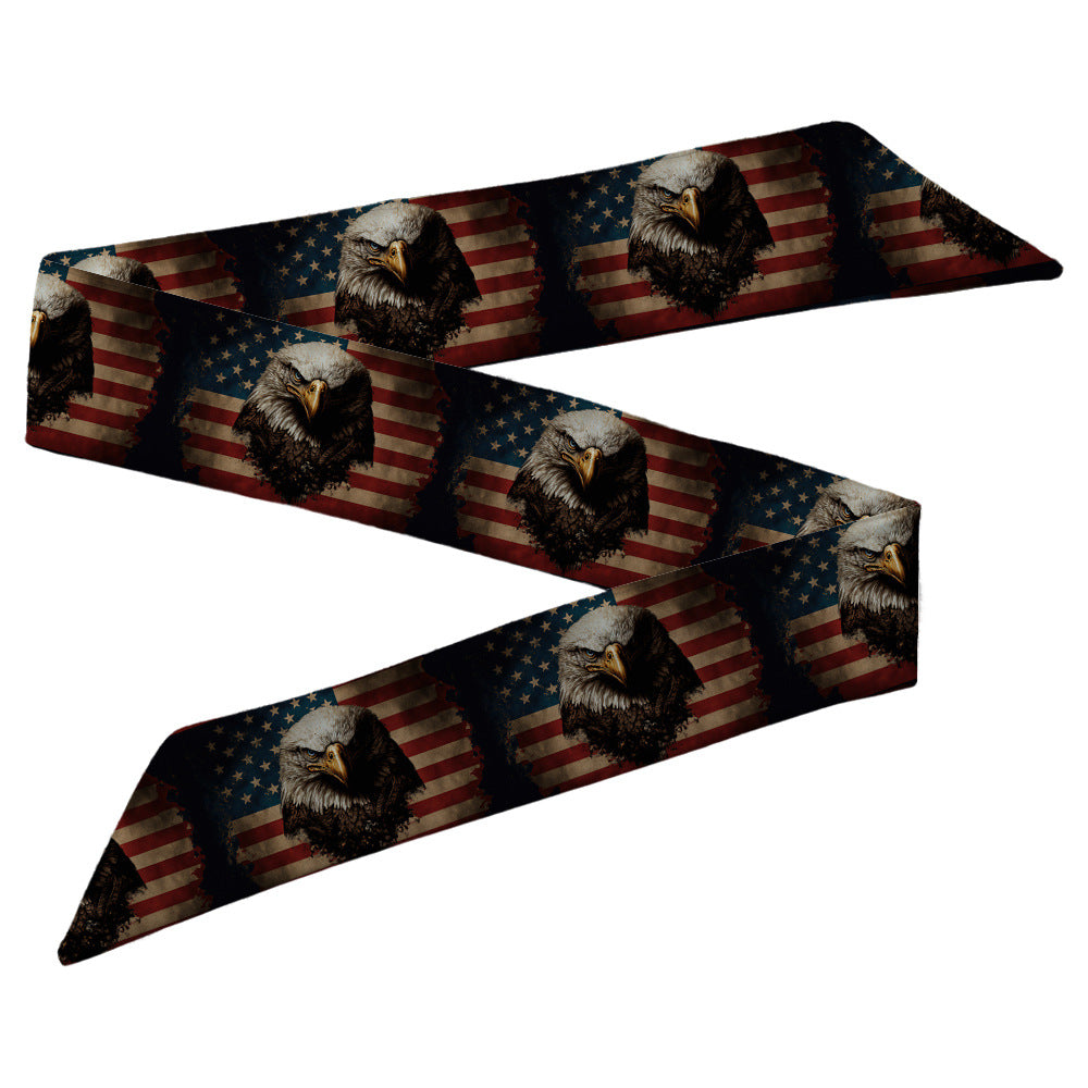 Wholesale Skull Head Silk Scarf Polyester Hair Band