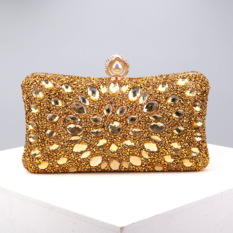 Wholesale Polyester Diamond Evening Bag