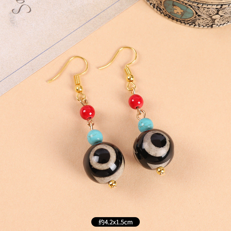 Wholesale Ethnic Style Retro Art Earrings