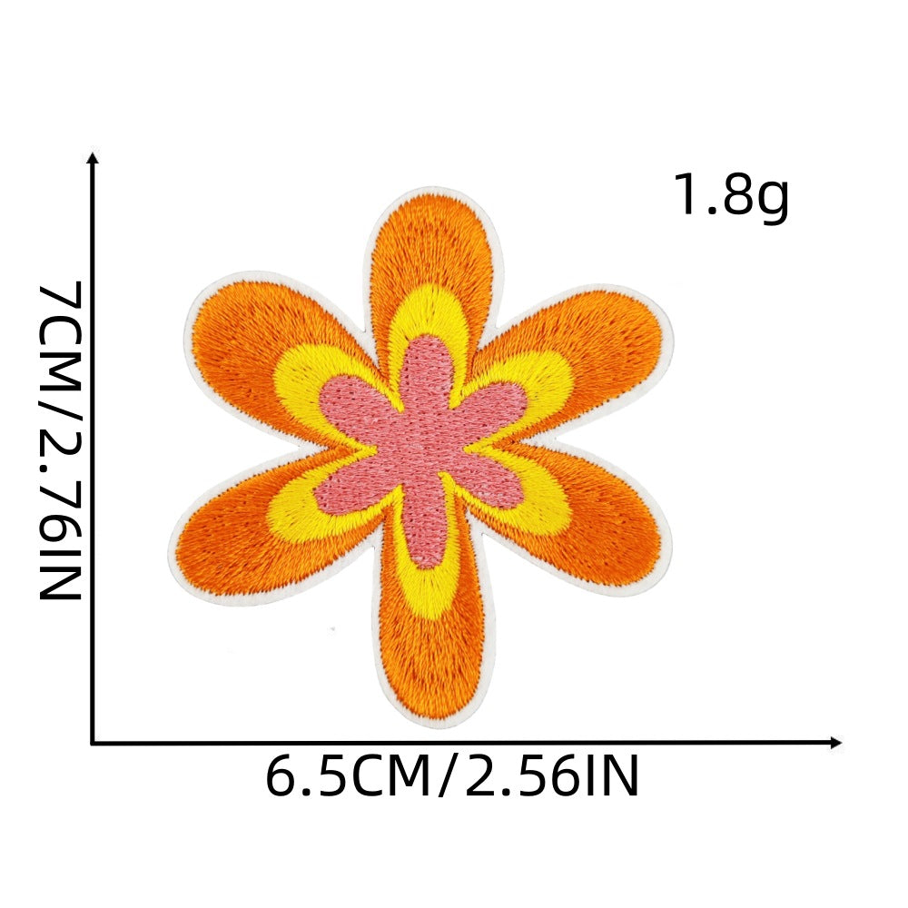 Wholesale Trendy Embroidered Hippie Patch Decorative Accent For Bags DIY Craft Supply Resale