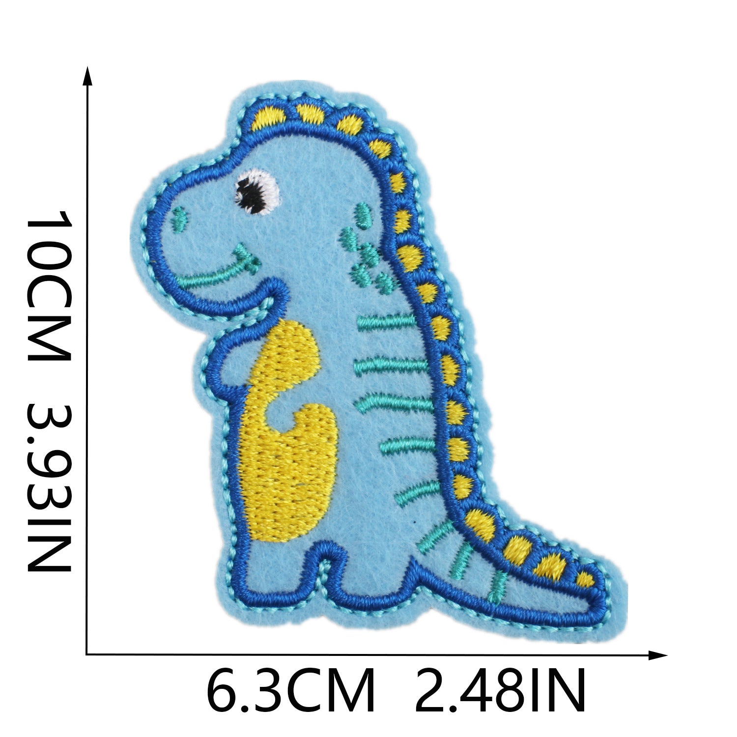 Wholesale Cute Cartoon Dinosaur Embroidery Patch Dino Sew On Applique For Clothing DIY Craft Boutique Resale Gift