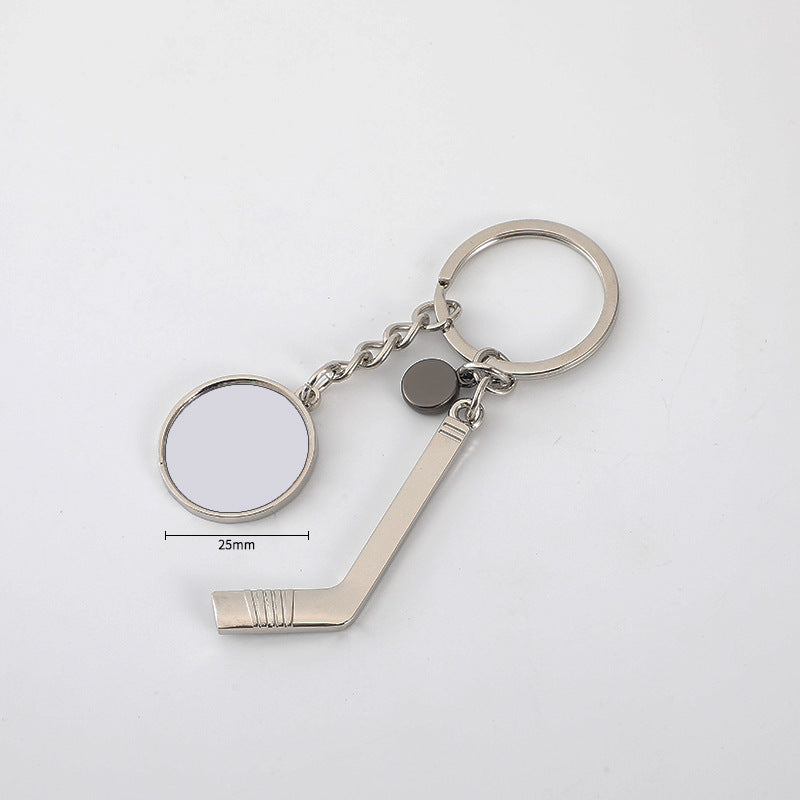 Wholesale Baseball  Football Hockey Ball Sports Series Metal Keychain