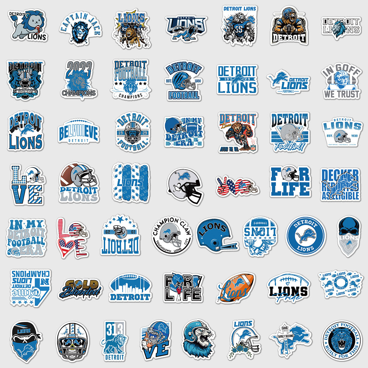 Wholesale 50pcs/pack football team graffiti stickers