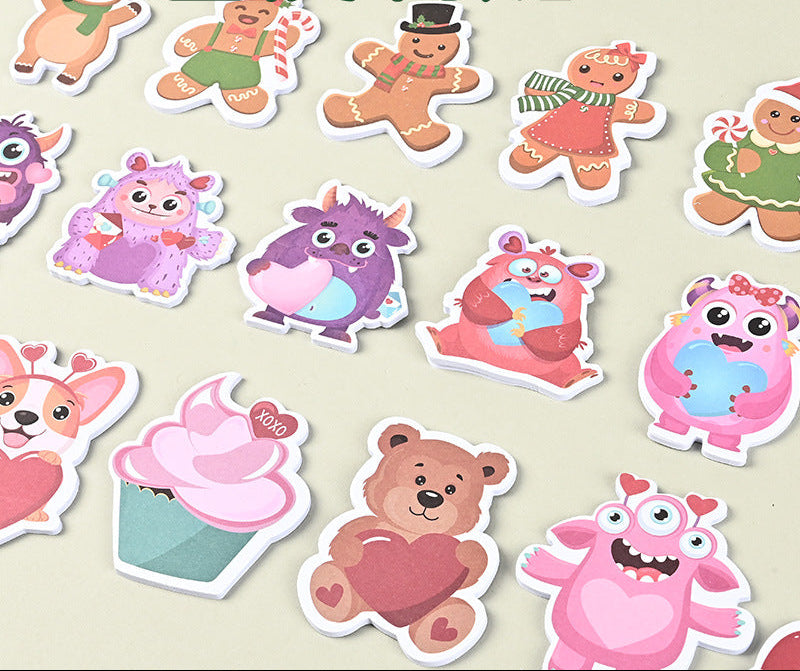 Wholesale Cartoon cute animal alien-shaped sticky notes