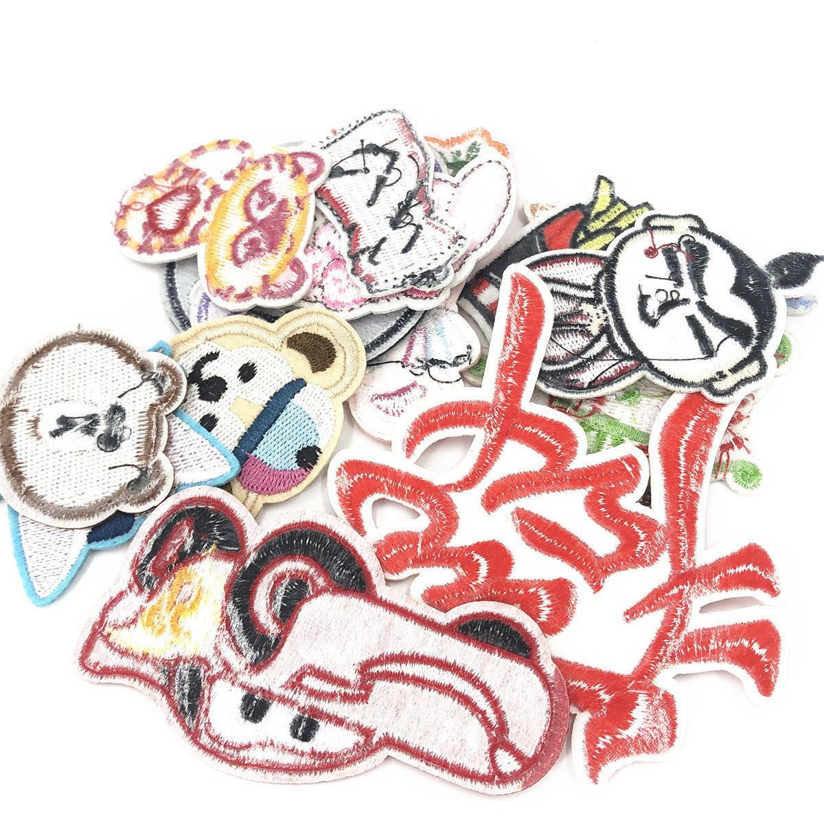 Wholesale Cute Cartoon Animal Embroidery Patches For Children S Clothing Cloth Sew On Decorative Repair Badges MysteryZone