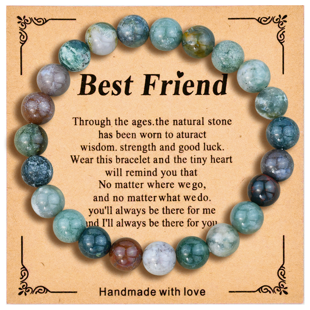 Wholesale  8mm colorful crystal beaded bracelet