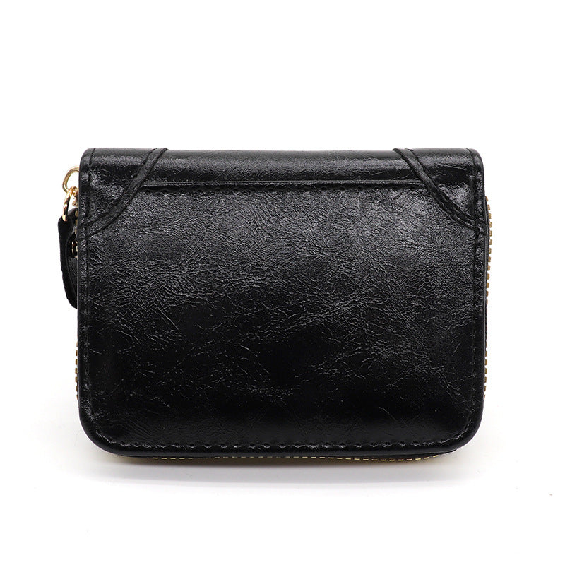 Wholesale Large-Capacity Card Holder Zipper Wallet