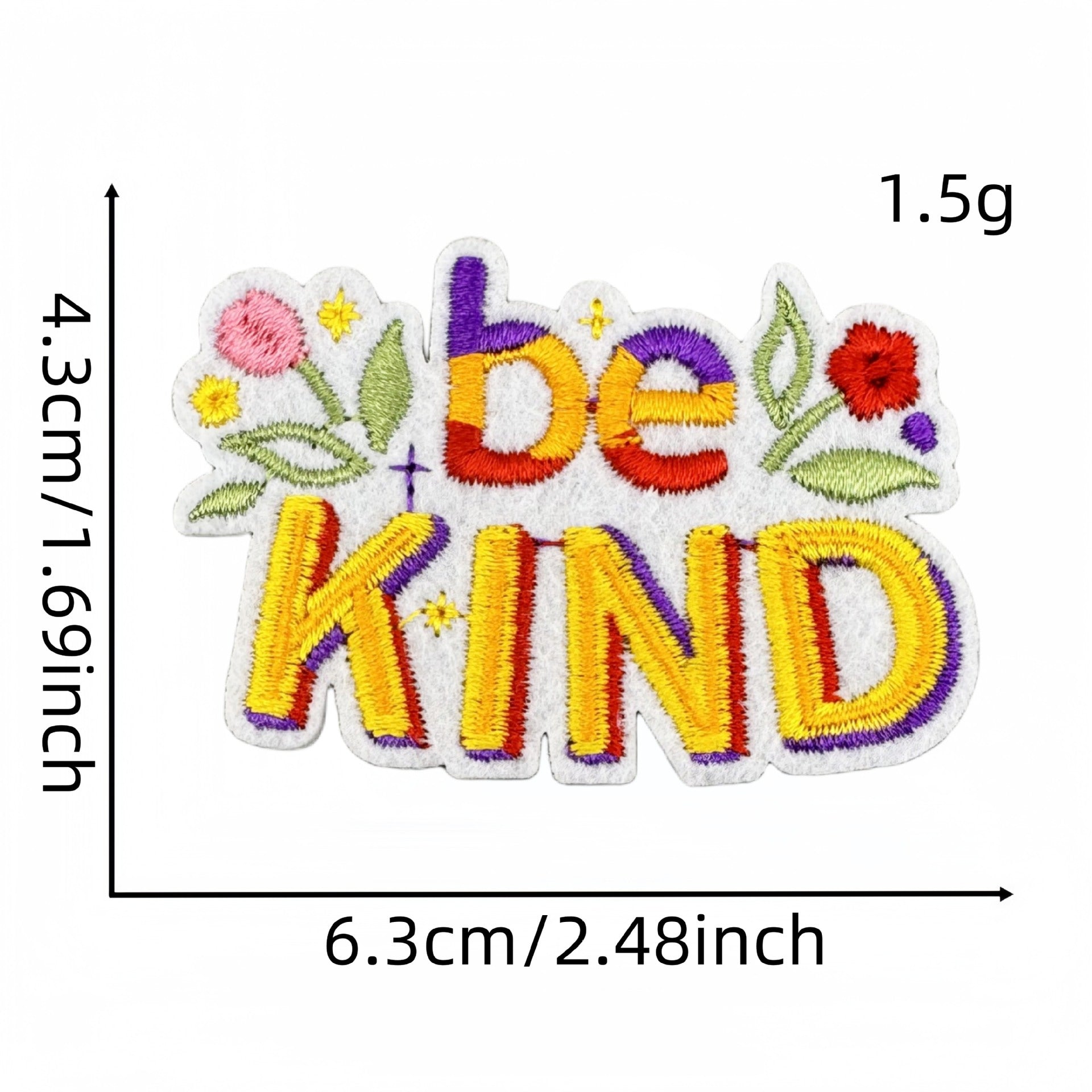 Wholesale Colorful English Letter Embroidered Iron On Patch Stylish Backpack Travel Decoration Gift