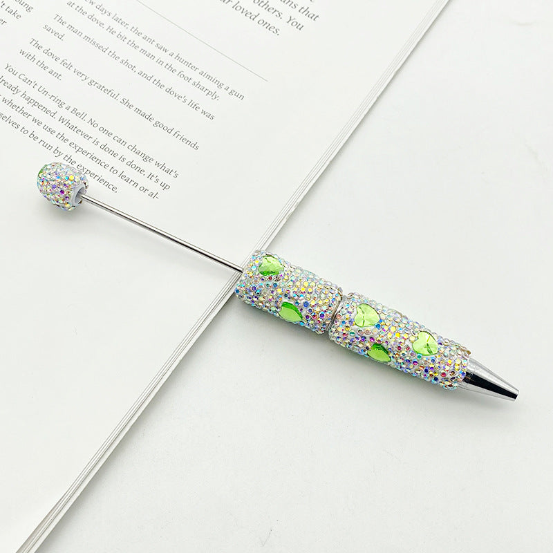 Wholesale DIY love heart full diamond bead pen