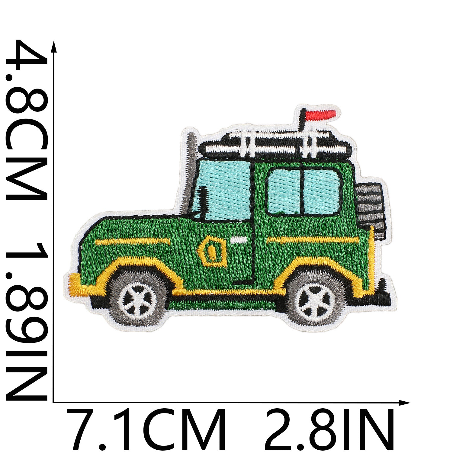 Wholesale Camper Car Embroidery Cloth Stickers