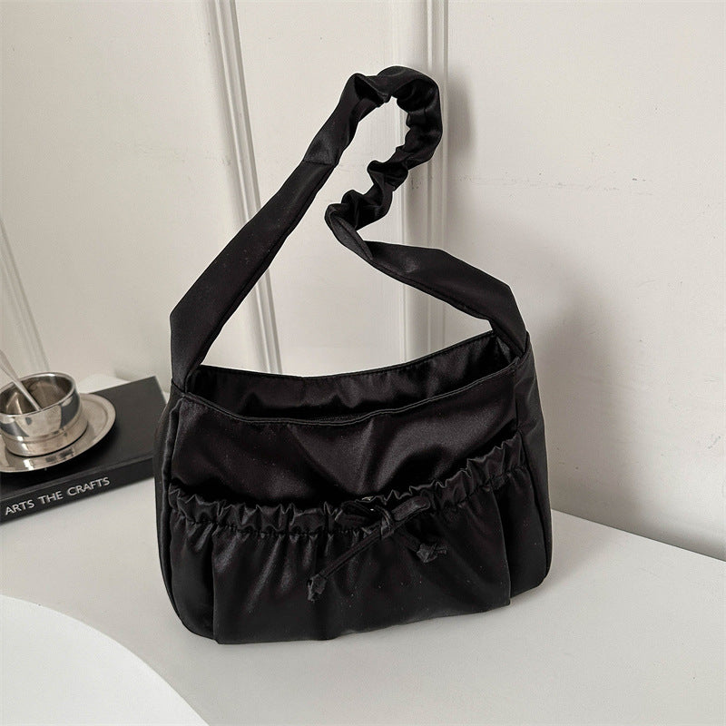 Wholesale Casual Shoulder Underarm Pleated Bag