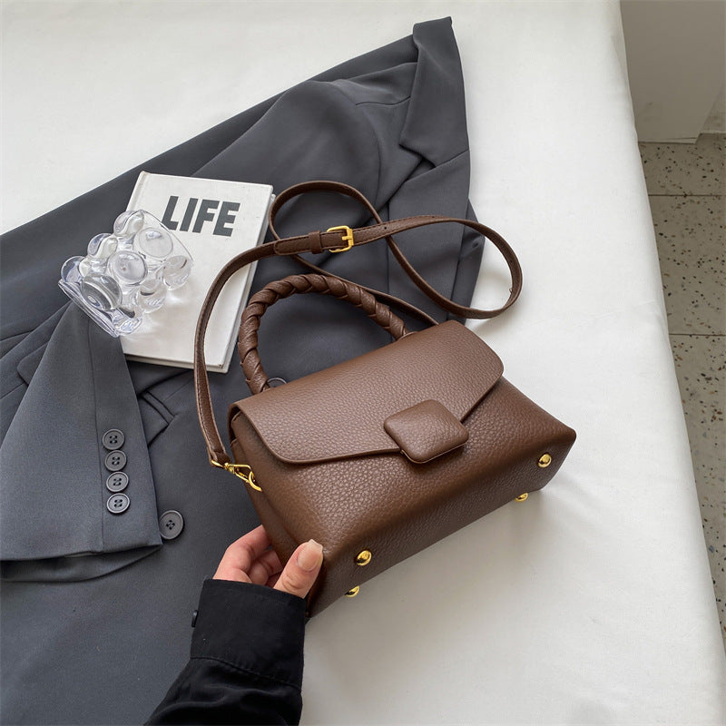 Wholesale Retro Shoulder Crossbody Bag Texture Small Square Bag
