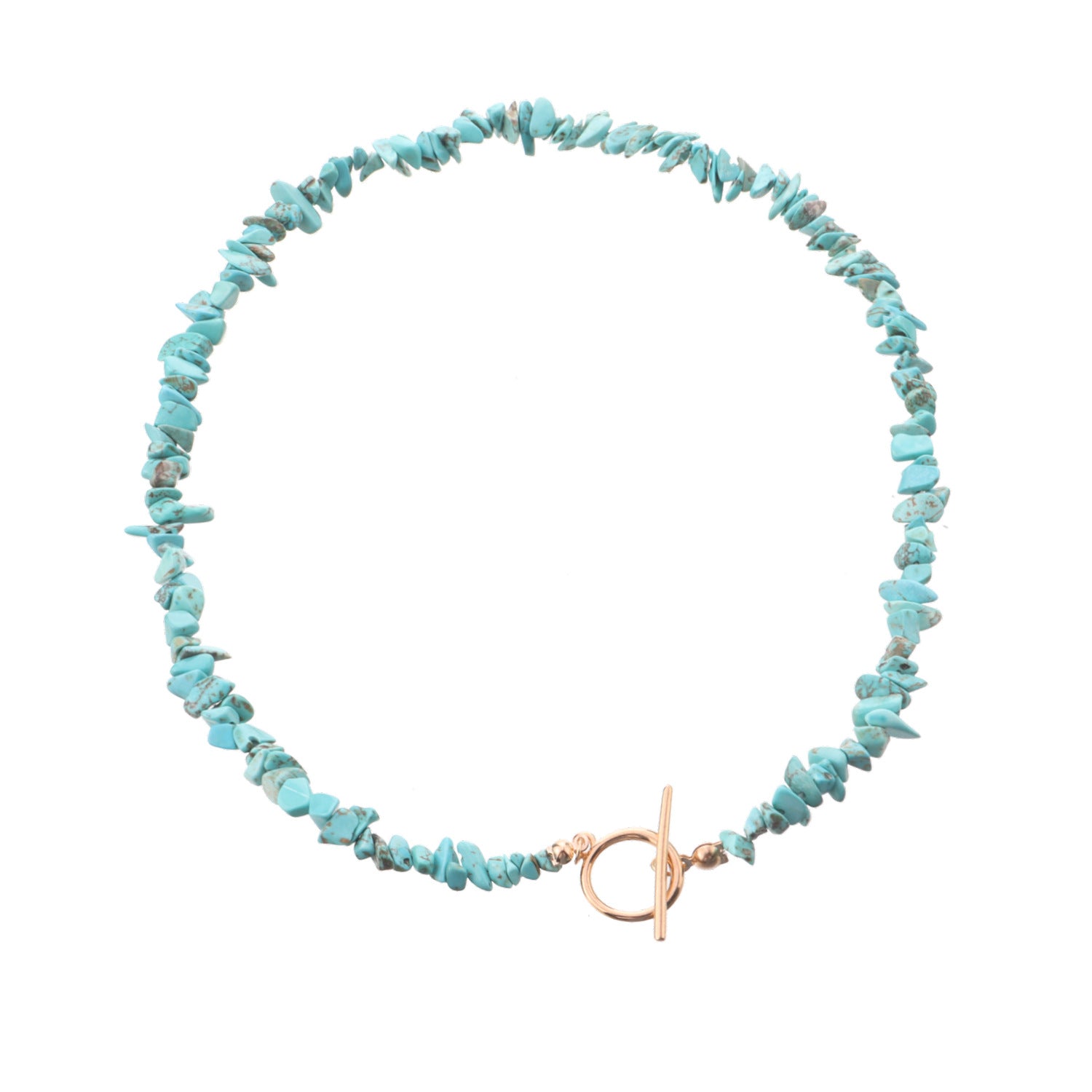 Wholesale Large Shaped Pearl Turquoise Necklace