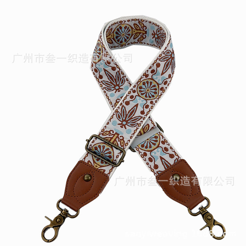 Wholesale Ethnic Style Adjustable Replacement Leather High Quality Bag Strap